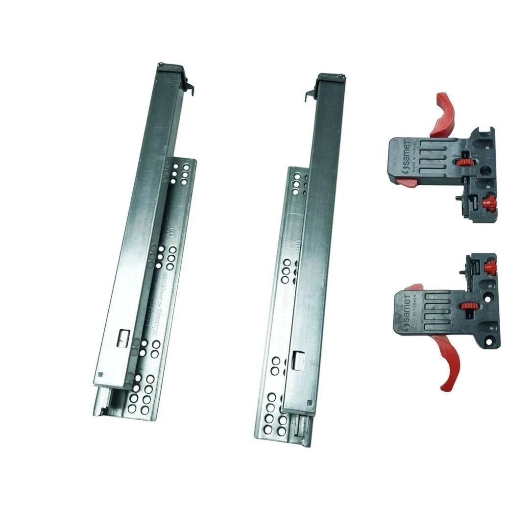 Samet Smart Slide Frenli Çekmece Rayı Kısmi Açılım - 30 cm