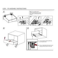 Samet Smart Slide Frenli Çekmece Rayı Kısmi Açılım - 25 cm