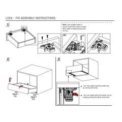 Samet Smart Slide Frenli Çekmece Rayı Kısmi Açılım - 40 cm