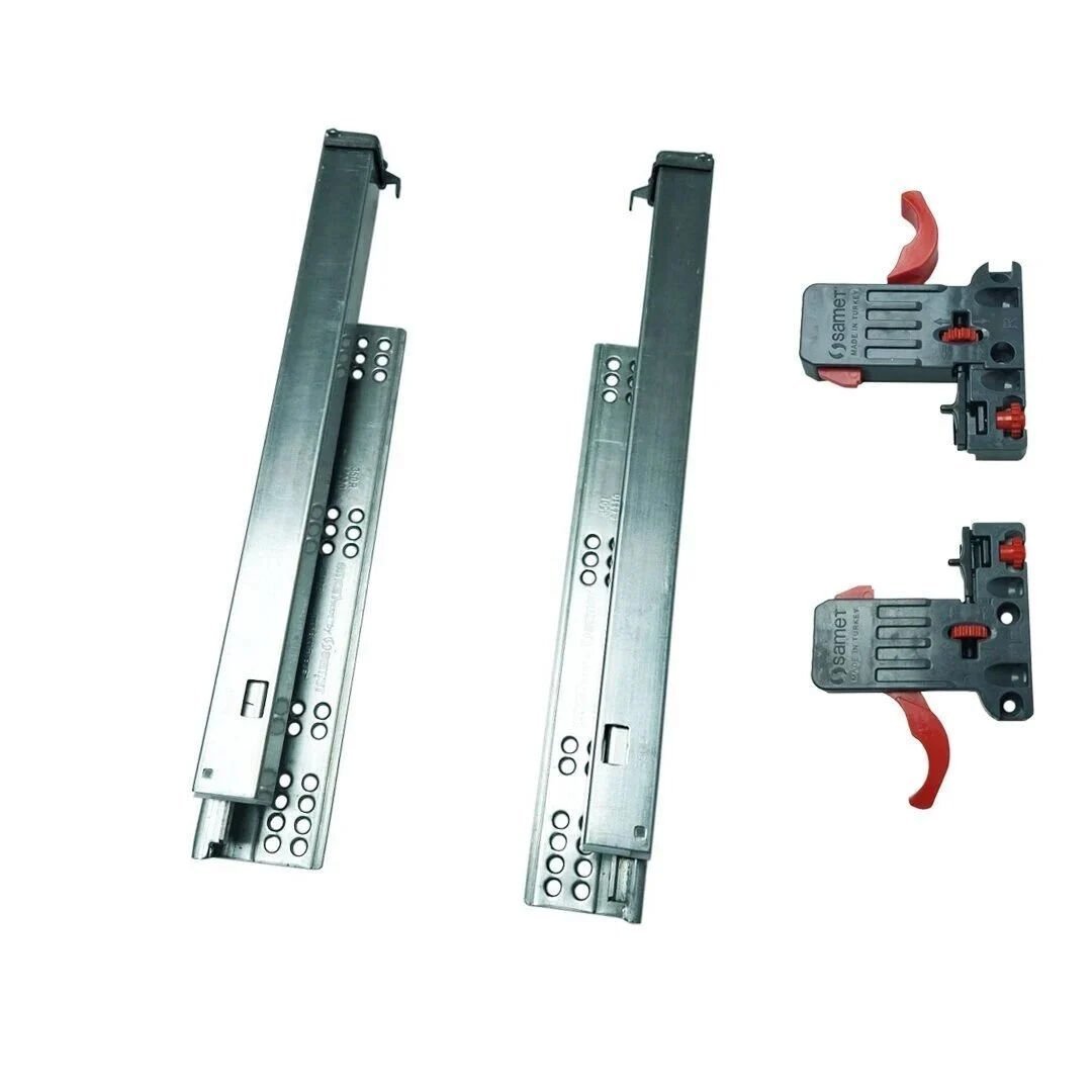 Samet Smart Slide Frenli Çekmece Rayı Kısmi Açılım - 50 cm