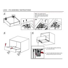 Samet Smart Slide Frenli Çekmece Rayı Kısmi Açılım - 50 cm