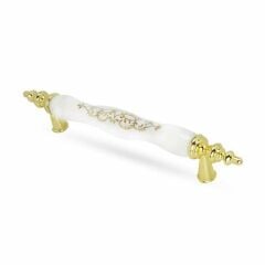 Esal Bozburun K-21A Mobilya Kulp Antik Sarı - 128 mm