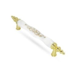 Esal Bozburun K-21A Mobilya Kulp Antik Sarı - 96 mm