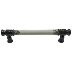 Tomurcuk 2116-70 Füme Porselen Mobilya Kulp 96 mm