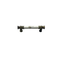 Tomurcuk 2116-41 Antik Sarı Porselen Mobilya Kulp 96 mm