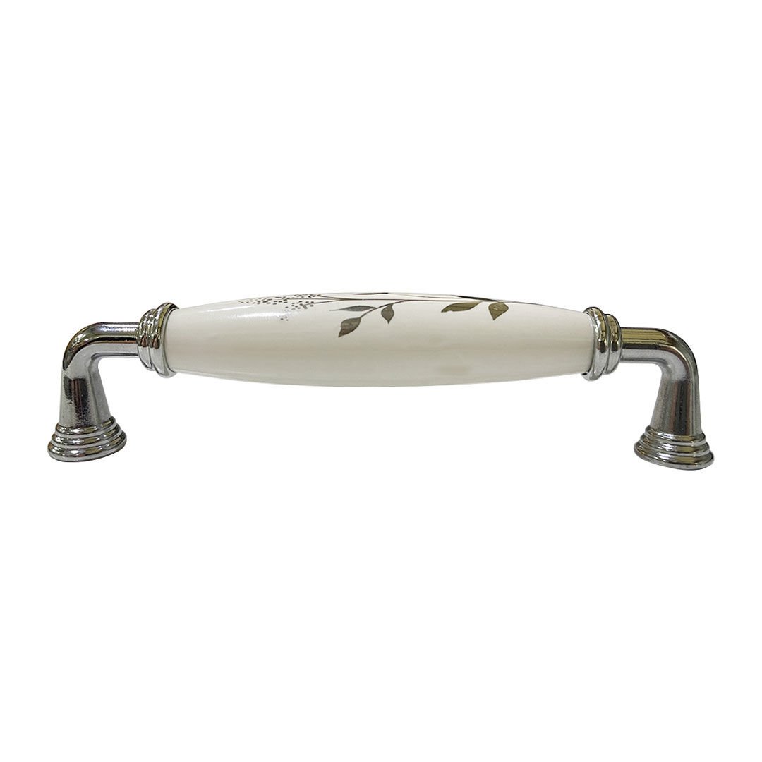 Goldaks Zeytin Dalı Krom Porselen Kulp 128 mm