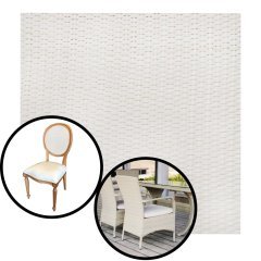 Ahşap Oval Örgü Naturel Hasır 60 cm - 1 Metre