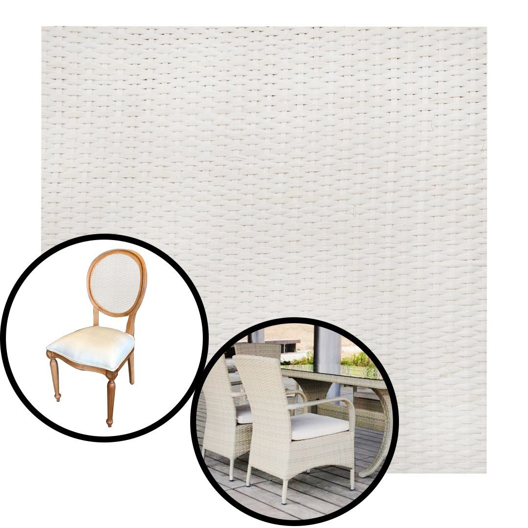 Ahşap Oval Örgü Naturel Hasır 70 cm - 1 Metre