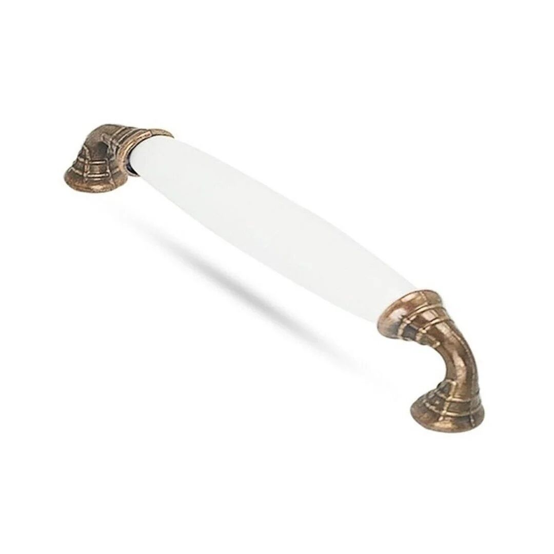 Eymen Polimer Düz Antik Bakır Mobilya Kulp 128 mm