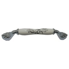 Tomurcuk 2140-10 Krom Porselen Mobilya Kulp