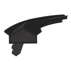 Yarı Tırnaklı Kapı Fitili T-1039 1 Metre - Siyah