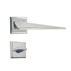 Nobel Bursa Krom Kare Rozetli Kapı Kolu Wc Kapısı