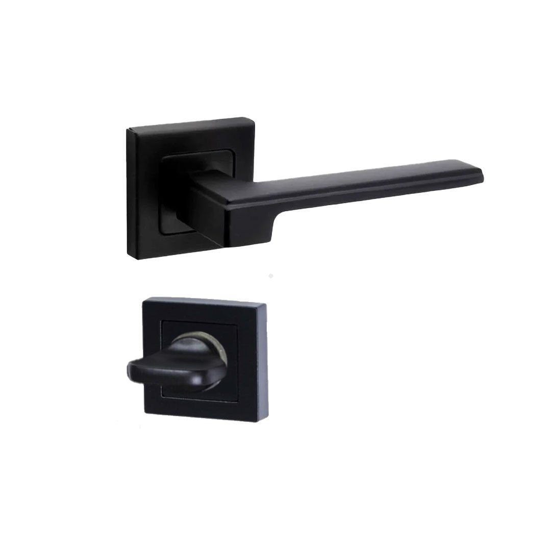 Nobel Max Panama Matsiyah Kare Rozetli Kapı Kolu WC