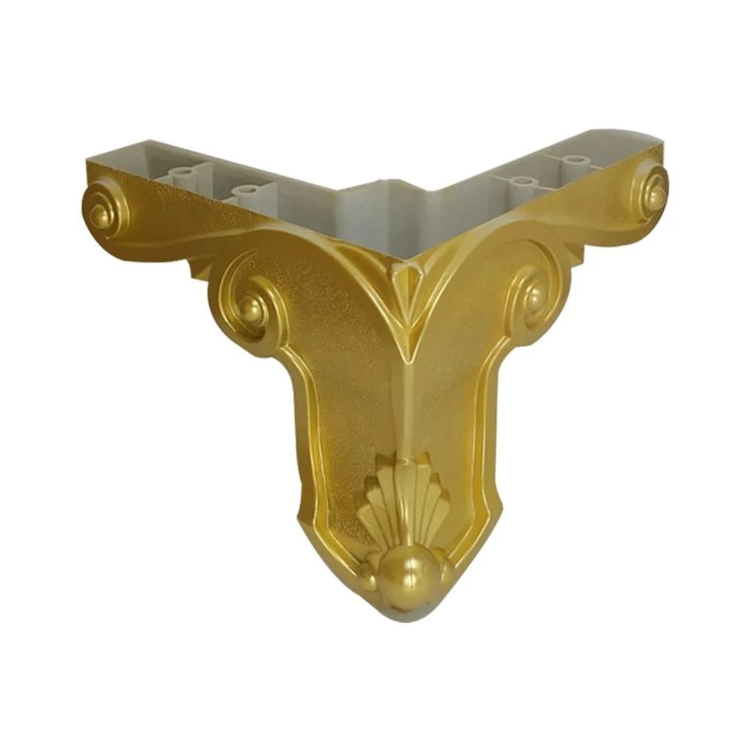 Mc Aslan Mobilya Ayak Gold - 12 cm