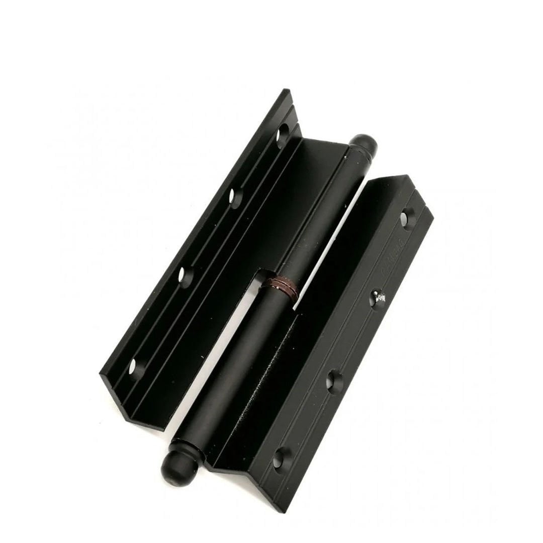 Alüminyum Memeli Cumba Siyah Menteşe 12 cm Sol