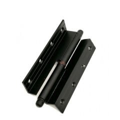 Alüminyum Memeli Cumba Siyah Menteşe 12 cm Sol