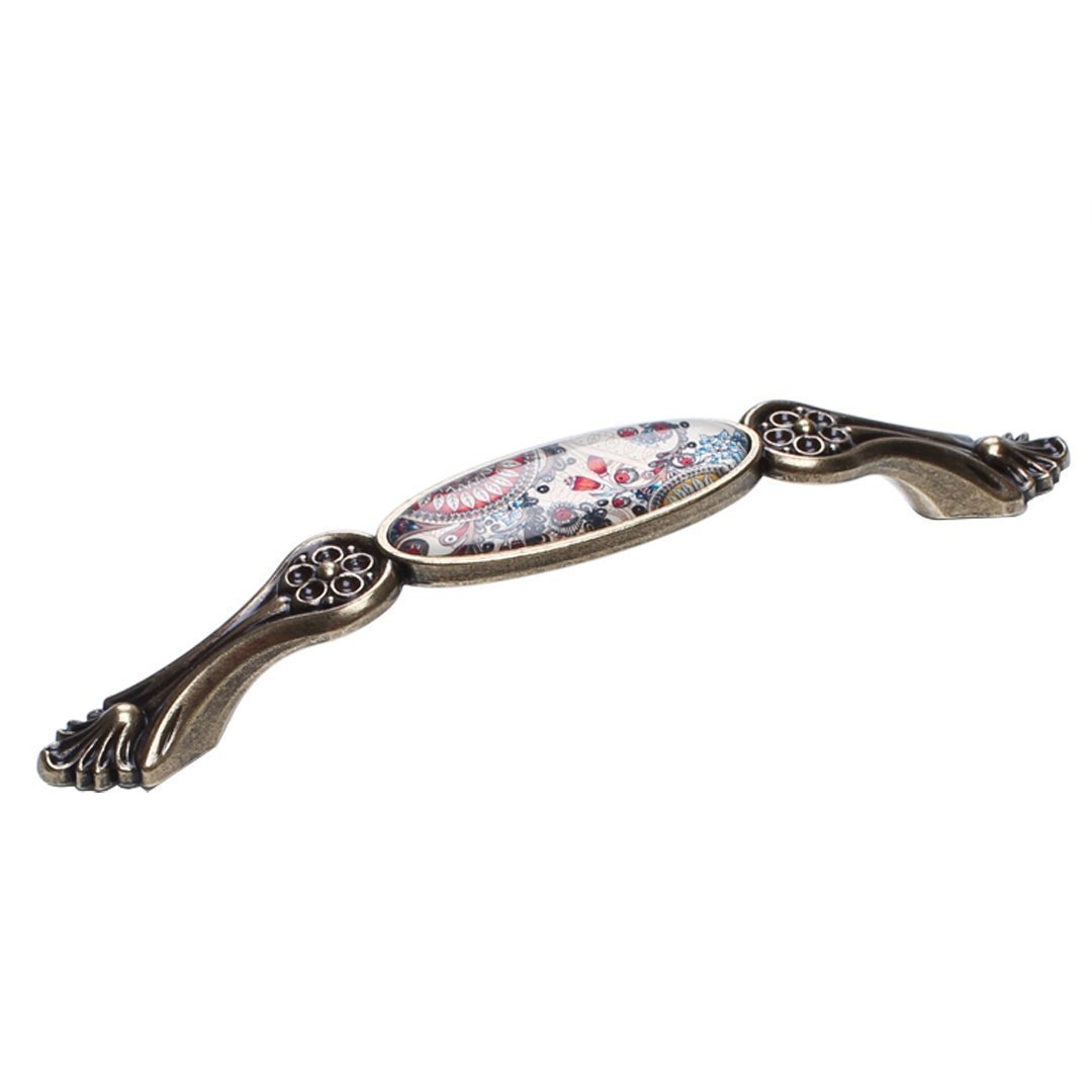 Ventus 2034 Yaldızlı Antik Sarı Mobilya Kulp 128 mm