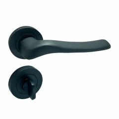 Dooraks Venüs Rozetli Kapı Kolu Matsiyah Wc Kapısı