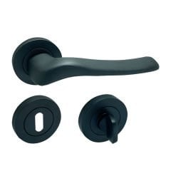 Dooraks Venüs Rozetli Kapı Kolu Matsiyah Dış Kapısı