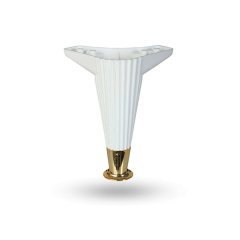 Mc Wetra Line Mobilya Ayak Siyah Altın - 15 cm