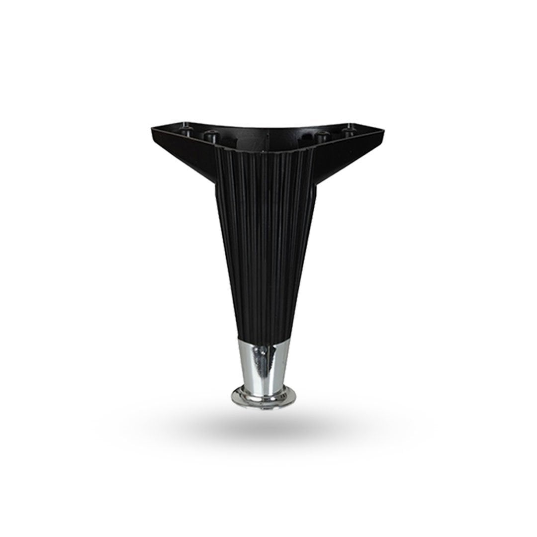 Mc Wetra Line Mobilya Ayak Siyah Krom - 15 cm