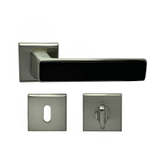 Nobel Amasya Kare Rozetli Kapı Kolu İnox-Matsiyah Dış Kapısı