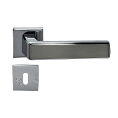 Nobel Amasya Kare Rozetli Kapı Kolu Krom- İnox Wc Kapısı