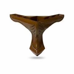 Mc Desenli Lükenz 14 cm Dekoratif Mobilya Ayak Ahşap