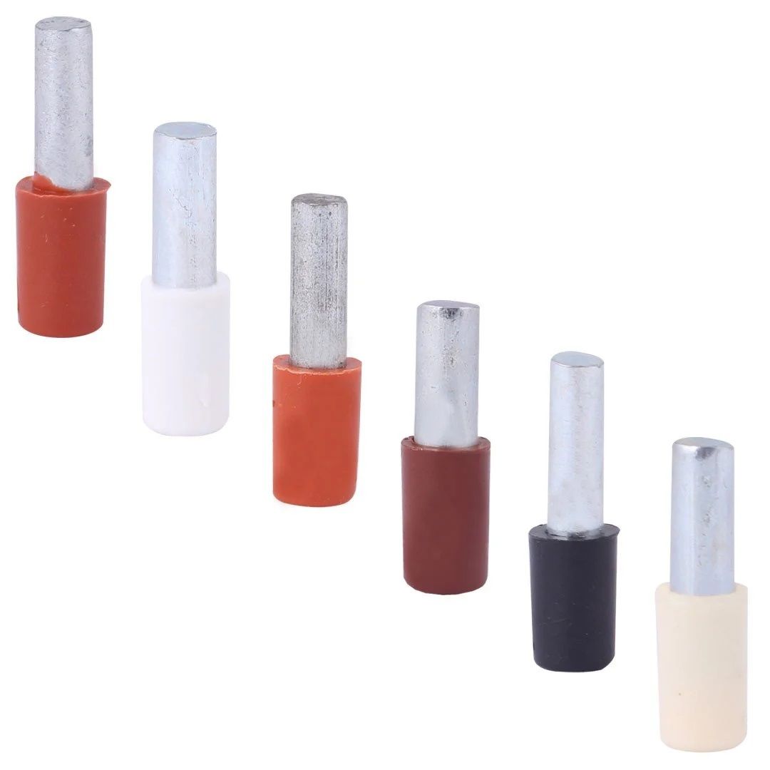 İlka Plastik Başlı Metal Raf Pimi 100'lü Gri