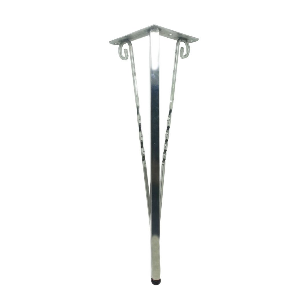 Henda Ferforje Sehpa Ayağı Krom - 41 cm