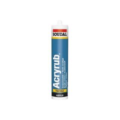 Soudal Acryrub Silikonize Mastik 500 gr Antrasit Gri 500 gr
