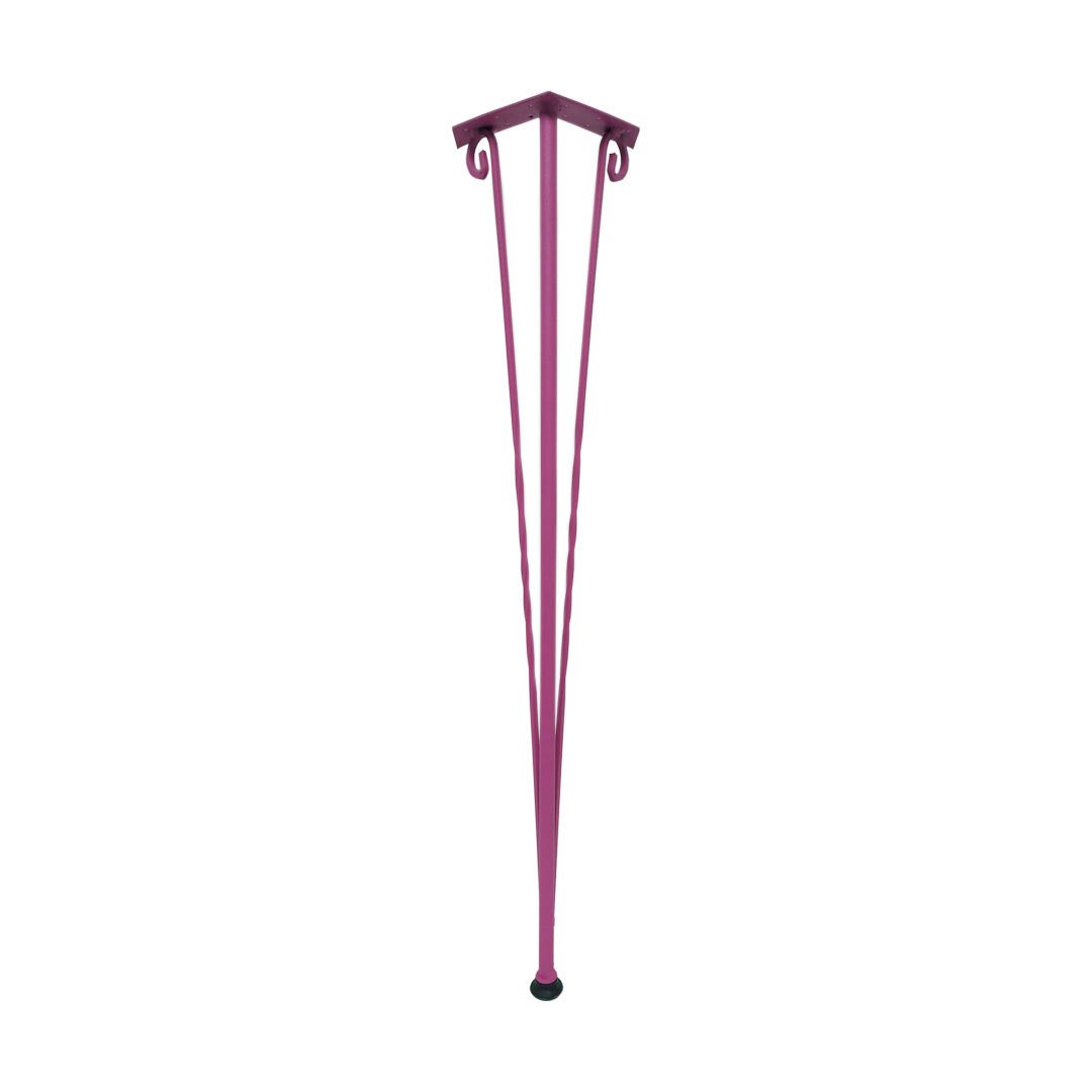 Henda Ferforje Masa Ayağı Pembe - 72 cm
