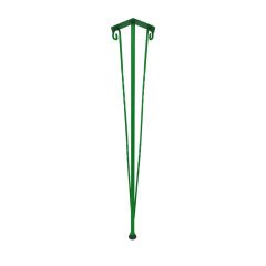 Henda Ferforje Masa Ayağı Yeşil - 72 cm