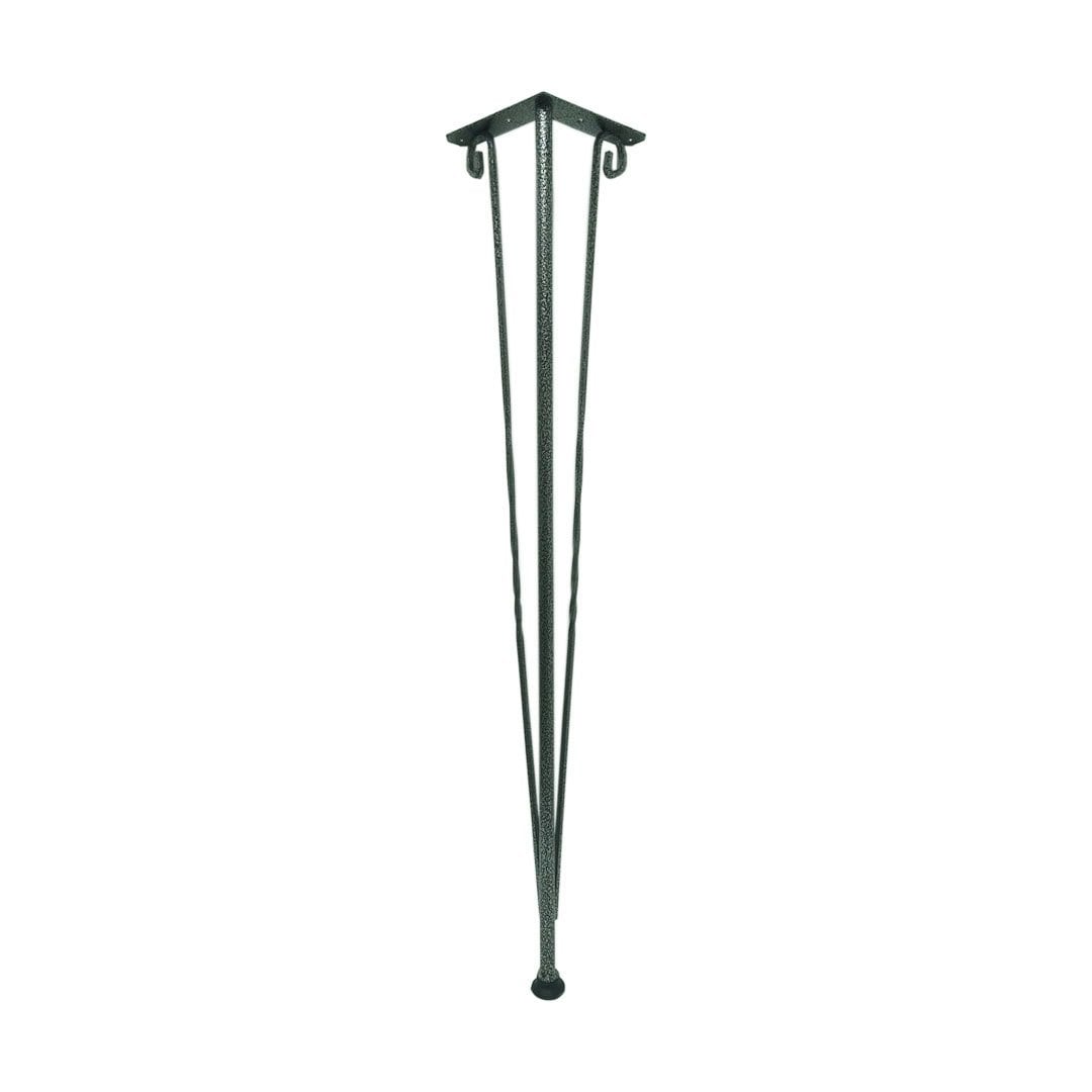 Henda Ferforje Masa Ayağı Gümüş Gri - 72 cm