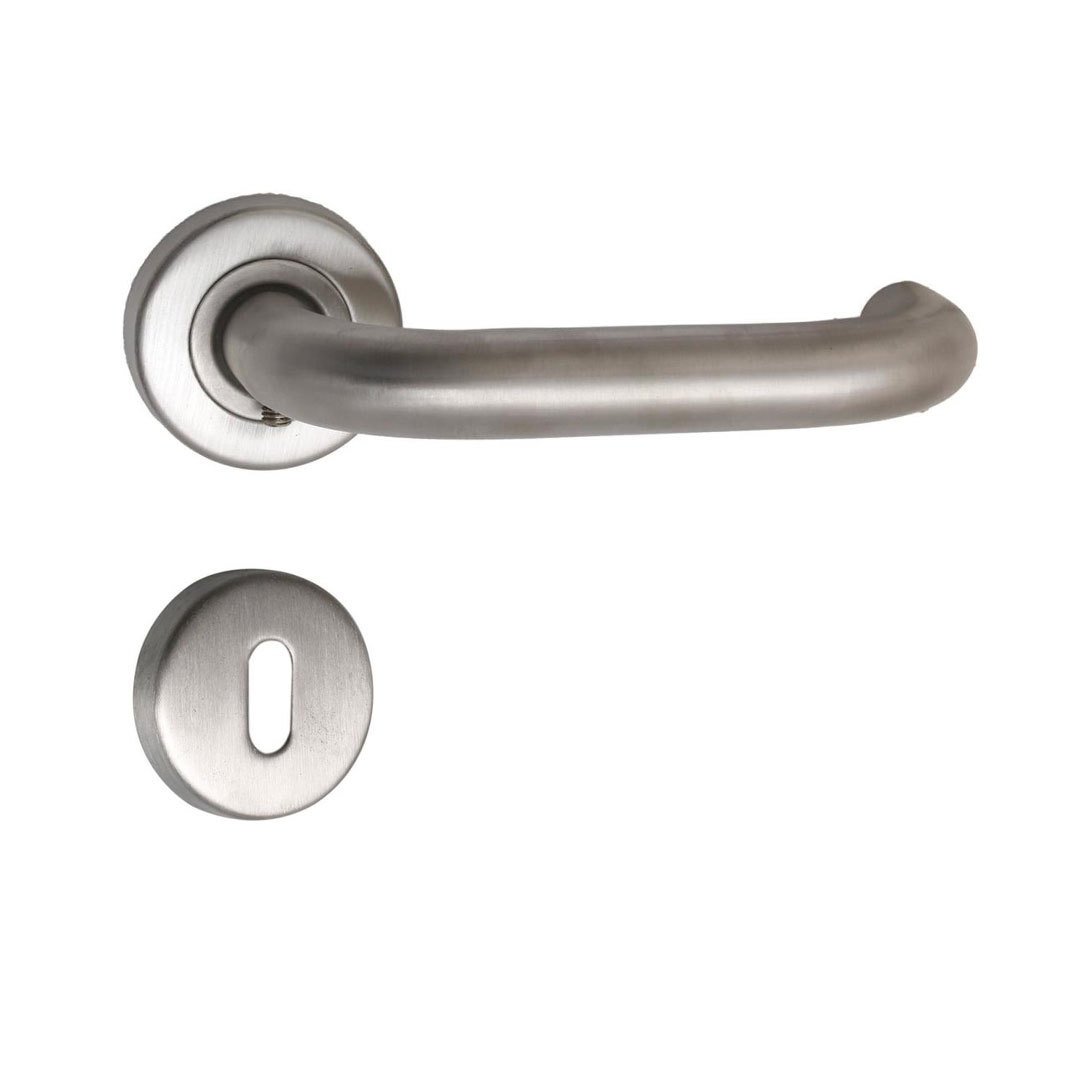 Espera 2201 Saten Yuvarlak Rozetli Kapı Kolu Oda Kapısı