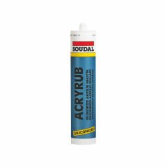 Soudal Acryrub Silikonize Mastik 500 gr Siyah Mastik 500 gr