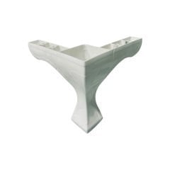 Liz Lükenz Mobilya Ayak 13 cm Beyaz