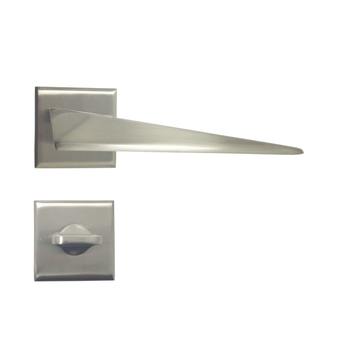 Nobel Bursa İnox Kare Rozetli Kapı Kolu Wc Kapısı