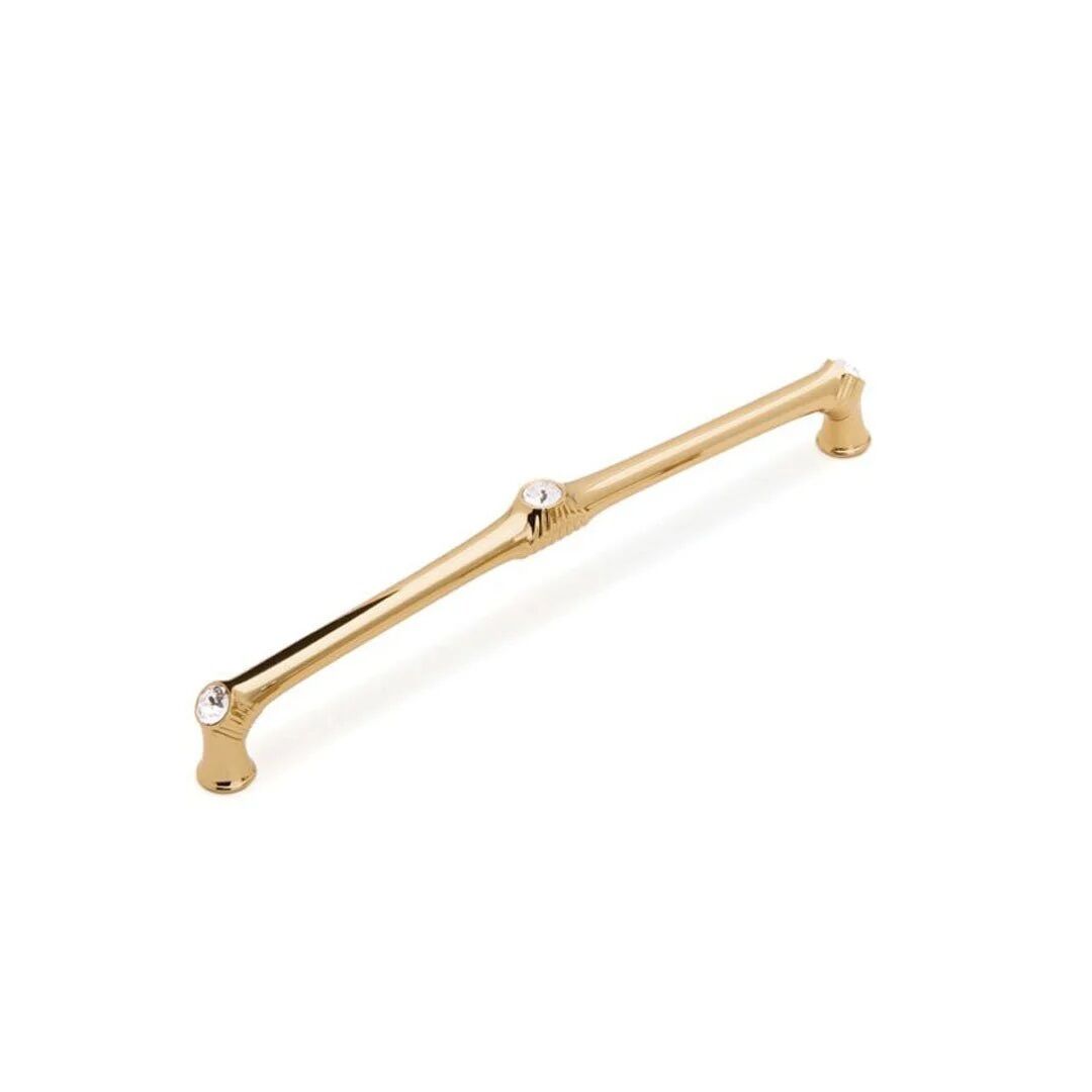 System 4218 Zamak Mobilya Kulp Altın Sarısı - 224 mm