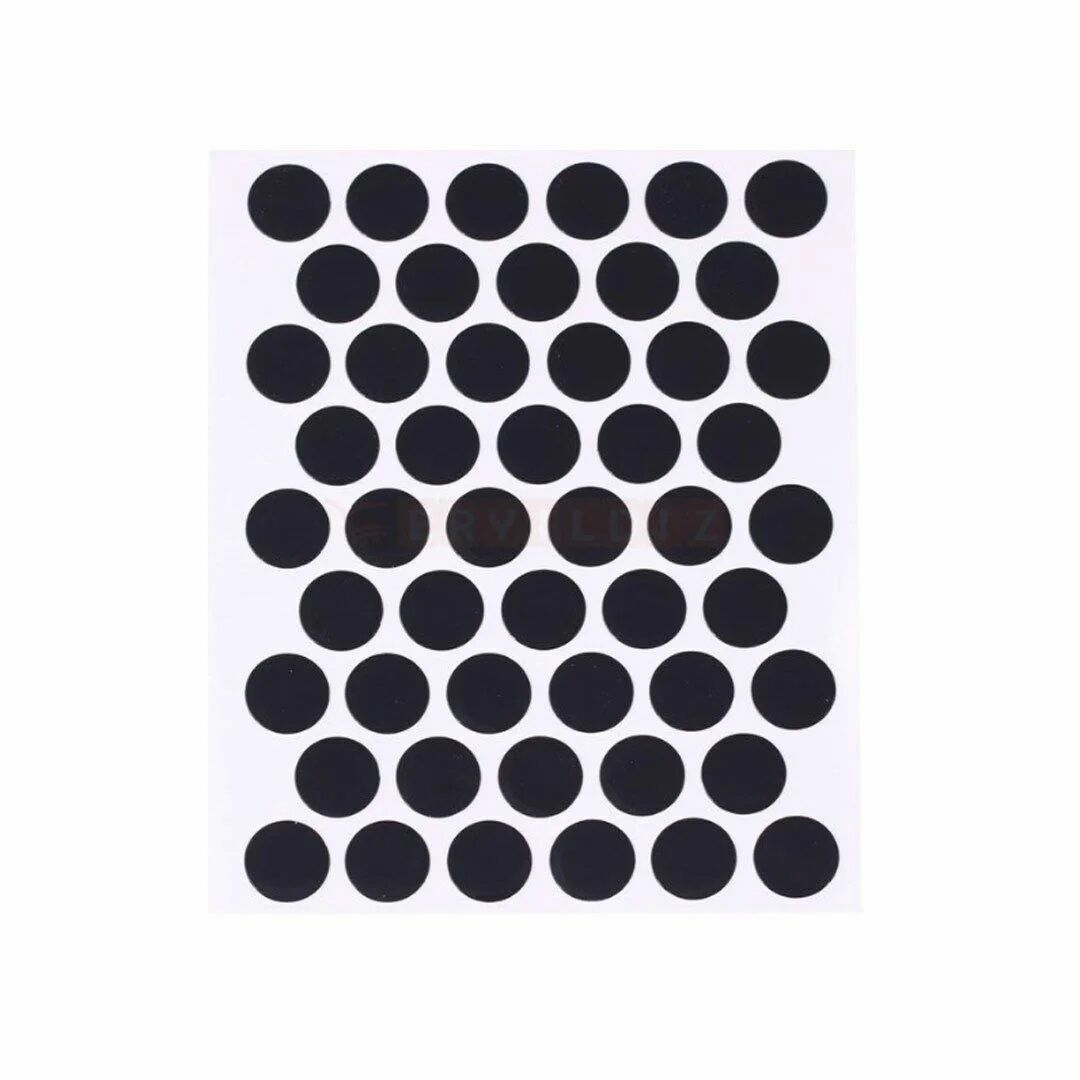 Fixcaps Yapışkanlı Vida Tapası Parlak Çizgili Siyah