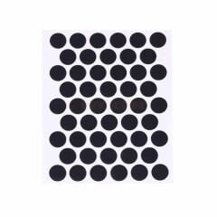 Fixcaps Yapışkanlı Vida Tapası Parlak Çizgili Siyah