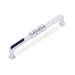 System SP 4195 Krom Swarovski Taşlı Mobilya Kulp 96 mm