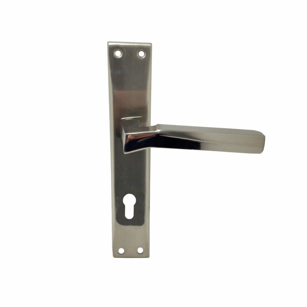 Nobel Meridyen Nikel Saten Aynalı Kapı Kolu Dış Kapısı