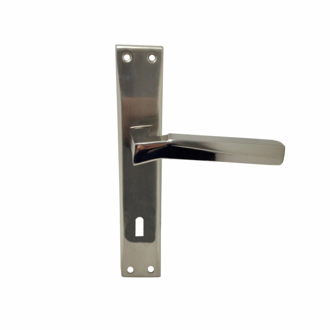 Nobel Meridyen Nikel Saten Aynalı Kapı Kolu Oda Kapısı