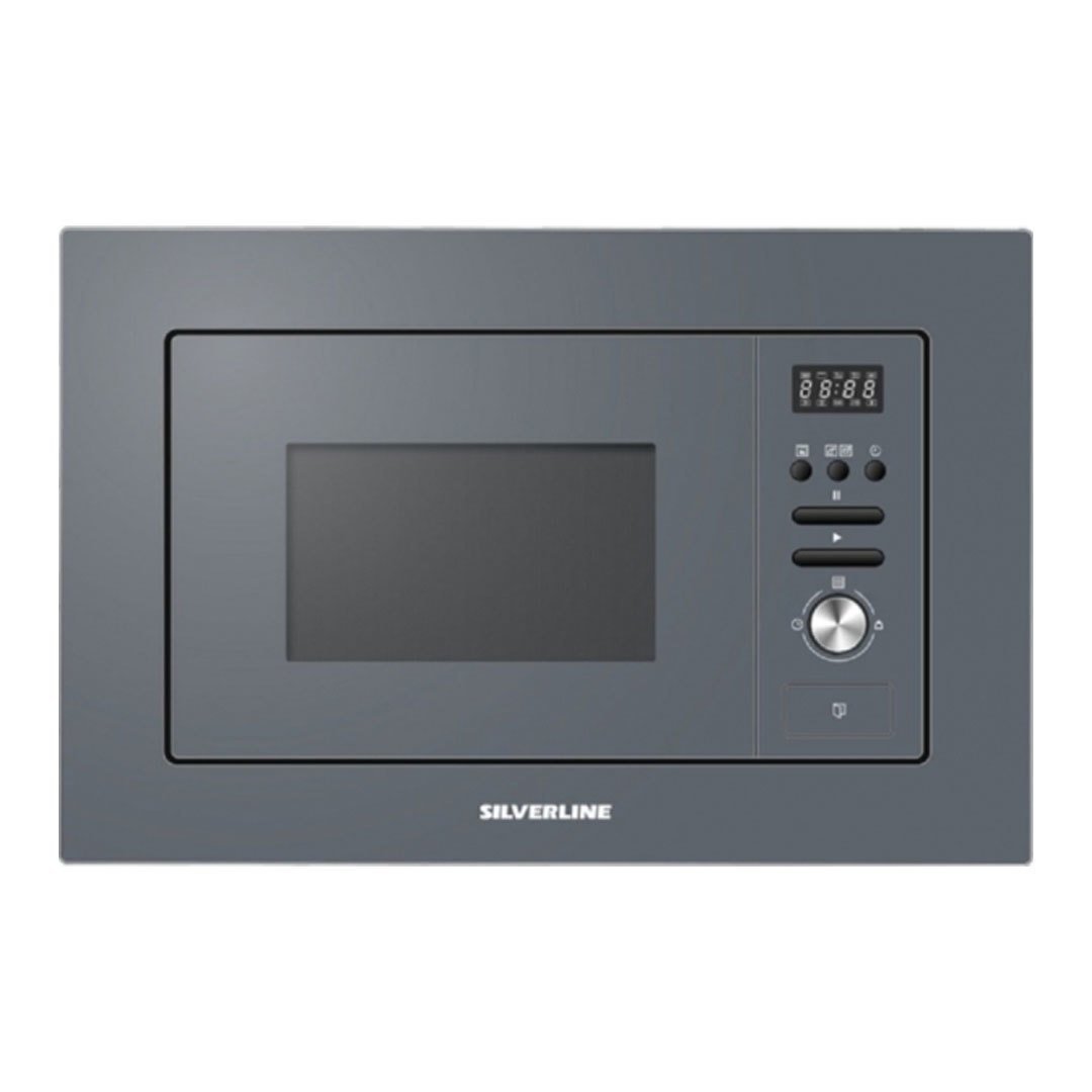 Silverline MW9018 Ankastre Mikrodalga Fırın Gri