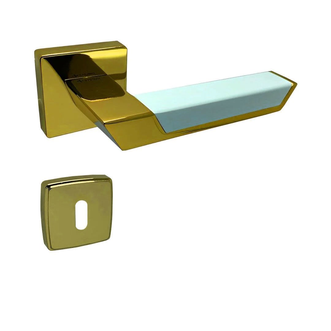 System PANDORA GL-GL-AL7 Kare Rozetli Kapı Kolu Oda Kapısı