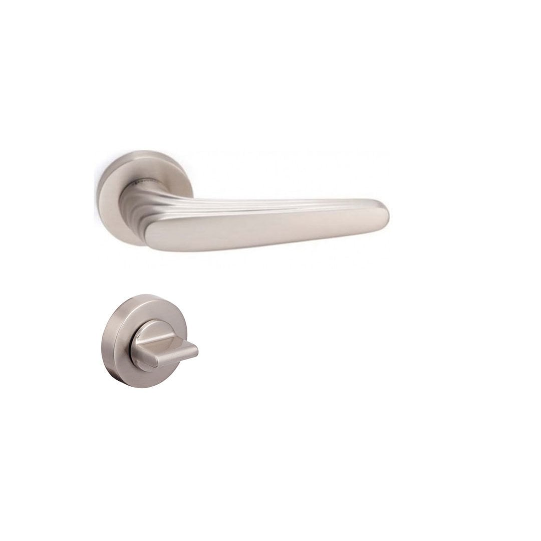 System Trıton Nb Yuvarlak Rozetli Kapı Kolu Wc Kapısı