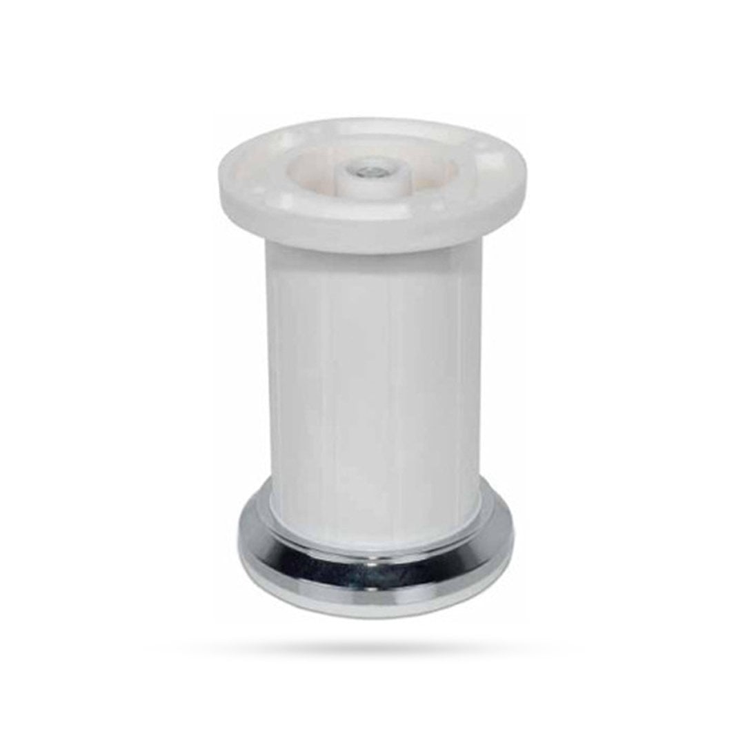 Liz Jumbo Bilezikli Mobilya Ayak Beyaz - 8 cm