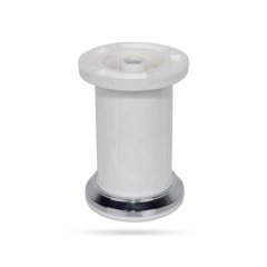 Liz Jumbo Bilezikli Mobilya Ayak Beyaz - 8 cm