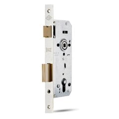 Kale Kilit 152 R Nikel Silindirli Dış Kapı Kilidi Oval - 40 mm